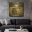 Décoration murale en métal doré « Phare » par Dariusz Klimczak, 36 x 36 po-1065749045