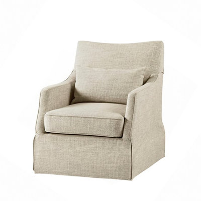 Skirted Swivel Chair