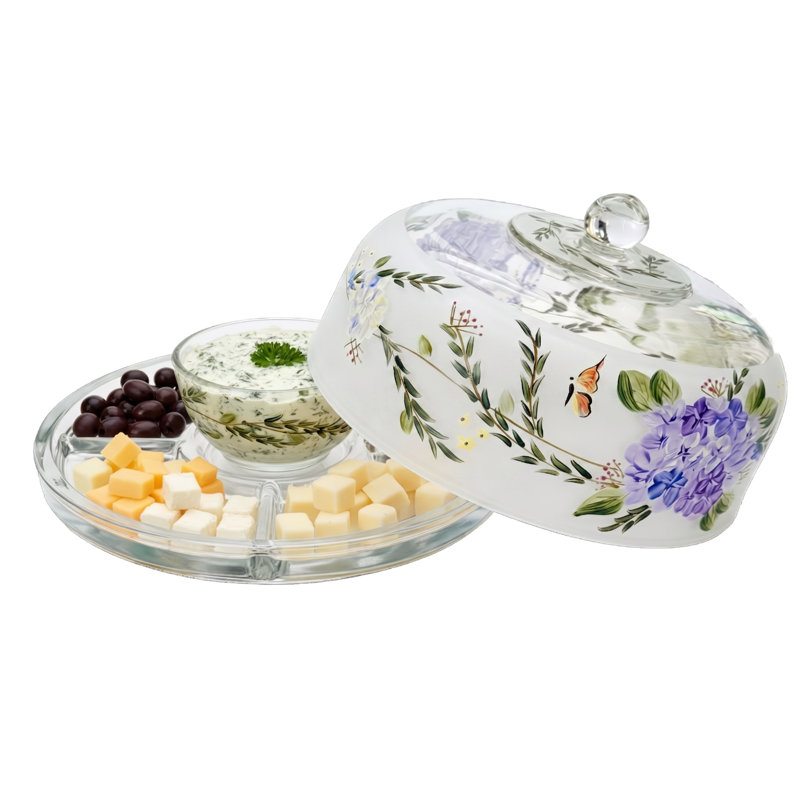 Springtime in Paris Shamrock Cake Stand