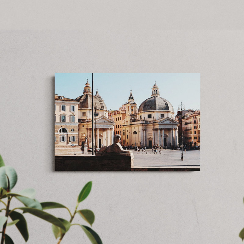 Historic City Square for Cultural Decor, 8" H x 12" W