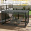 Brookelyne 2.25" x 3.97" Aluminum Pergola