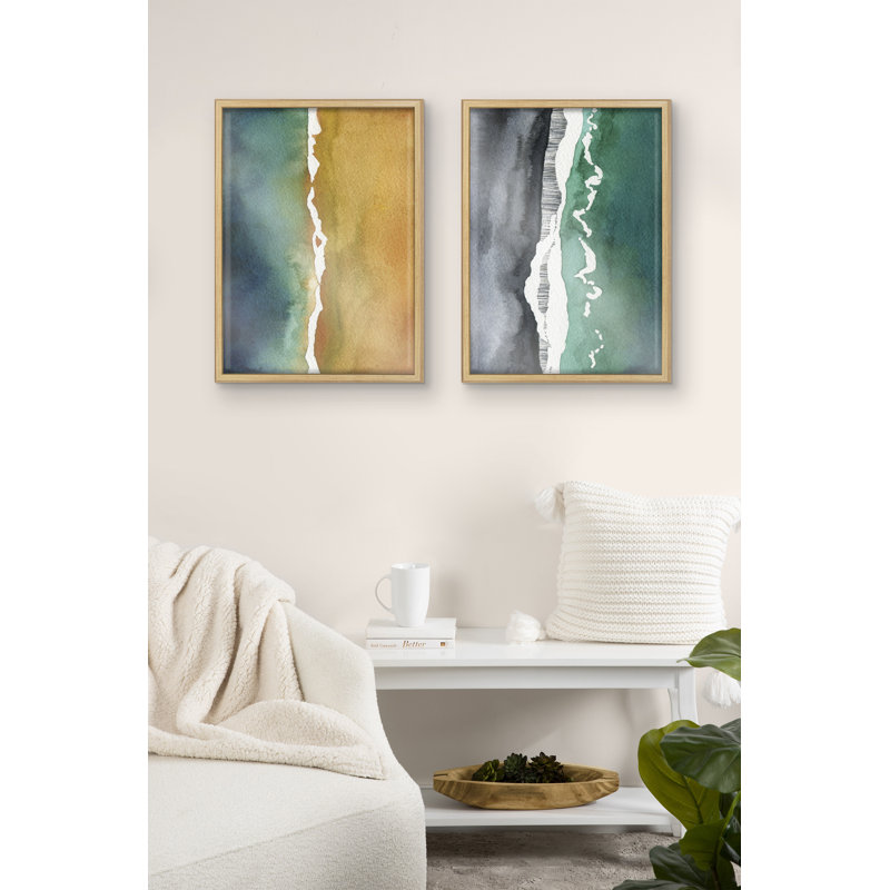 « Above » de Janet Meinke Lau – Tableau sur verre encadré