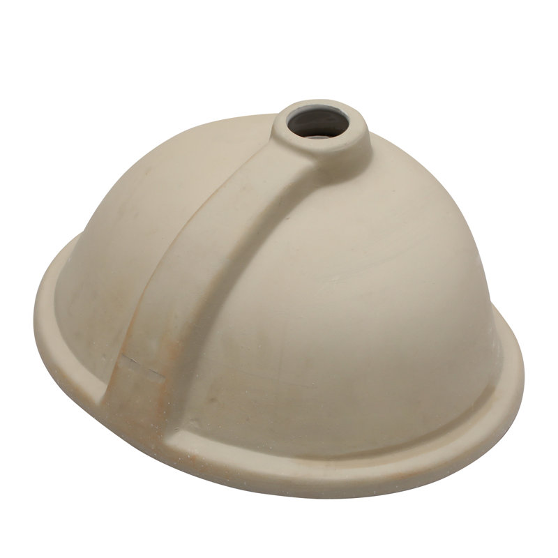 Lavabo de salle de bain ovale encastré en céramique 16,5 "x 13,4" avec trop-plein