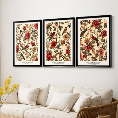 Série sur toile encadrée personnalisée - 3 pièces