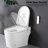 Smart Toilet With Night & Self-Cleaning Nozzle, Heated Seat, Foot Sensor Flip Cover, Remote Control, Led Display , Open Lid,