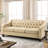 Bethea 81.28" Genuine Leather 3-Seat Sofa with Tufted Back-81914227