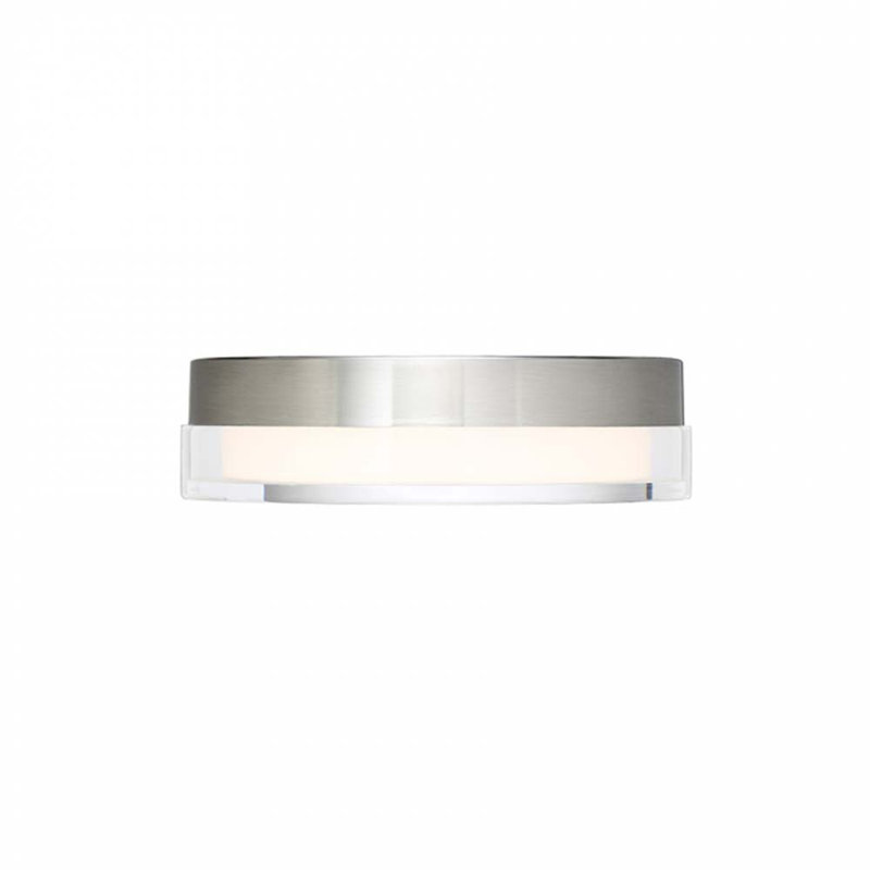 Pi Black Outdoor Flush Mount, 3000K, 2.5" H x 6.25" W x 6.25" D, Black