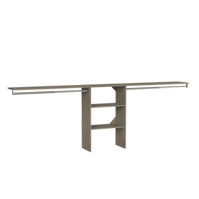 Unité de base avec 2 tablettes supérieures et tiges suspendues