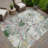 Machine Washable Indoor/Outdoor Chantille ACN2340 Floral Rug-483568075