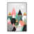 Toile blanche encadrée
