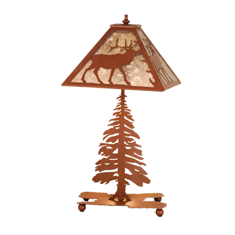 Rustic Lodge Table Lamp