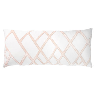 Net Velvet Lumbar Pillow Cover & Insert