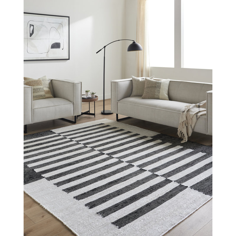 Lizzie Hand Tufted Indoor Rug, Rectangle 9' x 12'