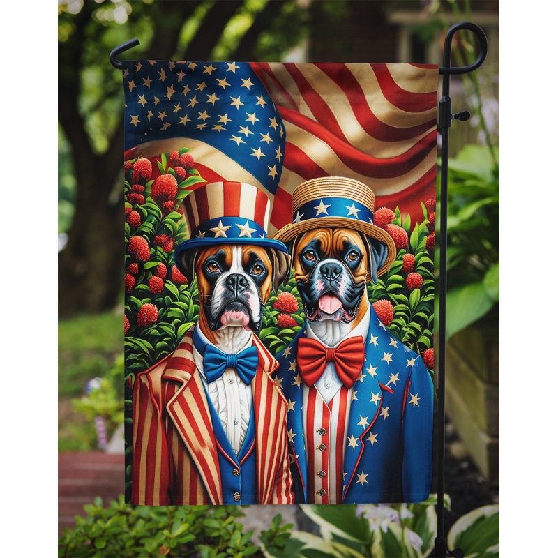 Drapeau All American Garden, Boxer rouge / bleu