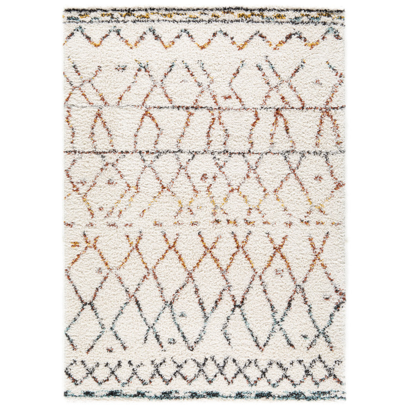 Chavez Moroccan Shag Area Rug, Rectangle 160 x 230cm