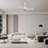 48 Inch 3 - Blade Modern Indoor Wooden Ceiling Fan Light With Remote Control for Bedroom Office