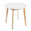 Singh Round Solid Wood Base Dining Table