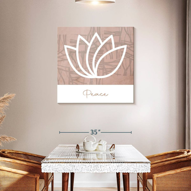 Lotus Tergel Peace, H 36 po x l 36 po