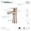 Robinet pour salle de bain à un trou avec ensemble de drain Millennium-28237116