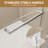  44-48" W X 72" H,1/4" Tempered Glass with Explosion-Proof Film Double Sliding Door Aluminum Frame Shower Door Chrome-114988108-129392744