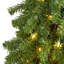 Arbre de Noël artificiel pin vert avec lumières claires/blanches-4948999