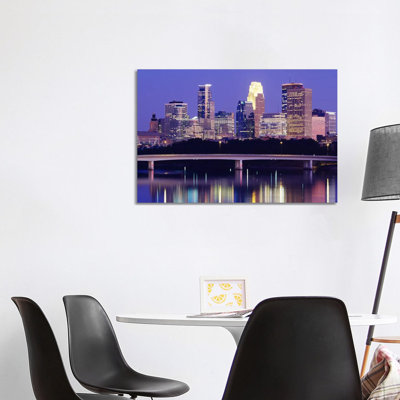 Minneapolis MN - Wrapped Canvas Print