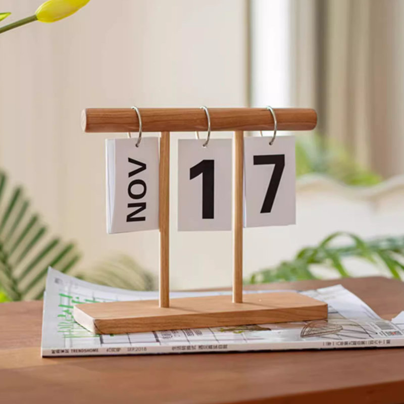 Malillani Wood Calendar Pad