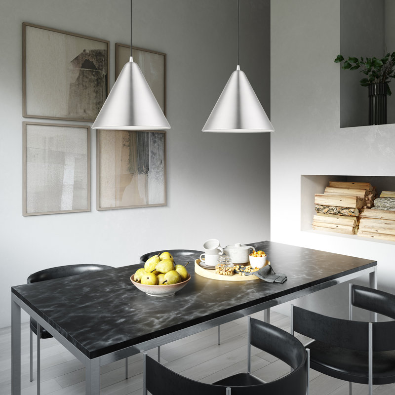 Luminaire suspendu conique 1 lumière