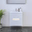 Meuble-lavabo simple 23,6 po avec plateau Kashden