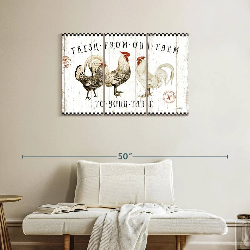 Plaque murale Kema Free Range Fresh I, H 24 po x l 38 po