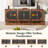 58'' Buffet Table Sideboard Cabinet, Mid-Century Modern Fluted Credenza with Storage Shelves for Dining Room, Living Room, Small Spaces-1540088198-1540088192