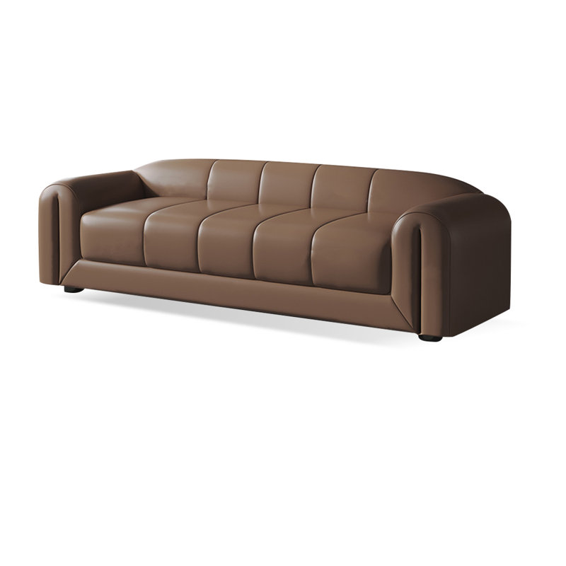 Banc avec revêtement, Brun, H 22,05 po x l 59,06 po x P 19,69 po