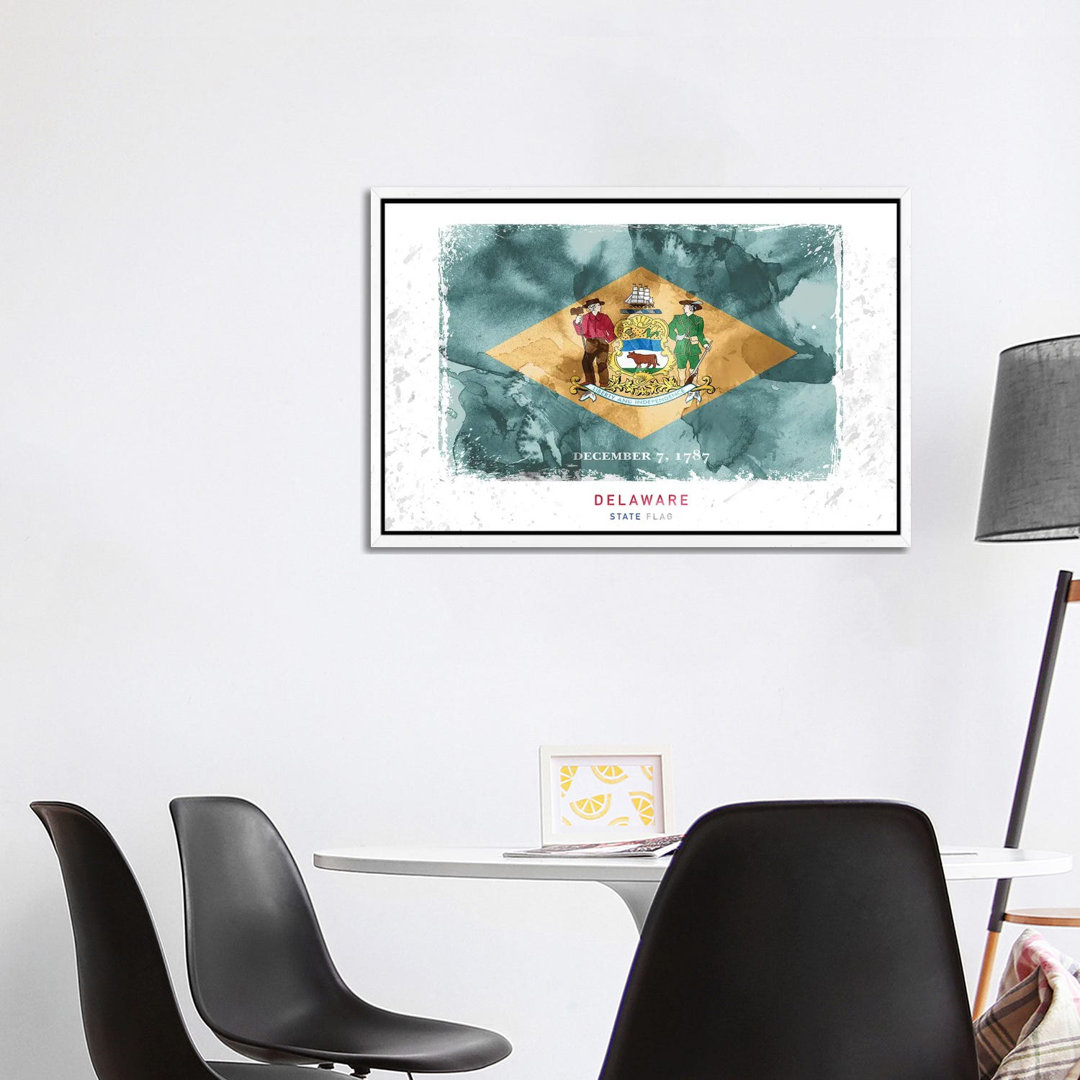 Delaware von WallDecorAddict - Galerie-Giclée auf Leinwand