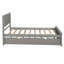Lit plate-forme avec lit gigogne-455385286