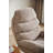 Alcuin Slipcovered Swivel Accent Chair with Footstool