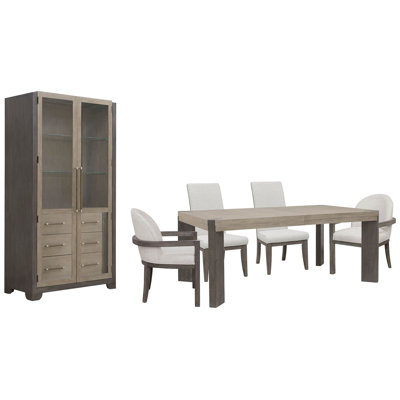 Table de salle à manger Inzillo Leg avec 2 chaises d'appoint rembourrées