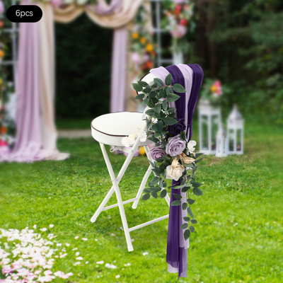 Ensemble de 6 ceintures décoratives pour chaise