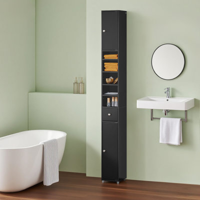 Munford Freestanding 20cm W Linen Cabinet