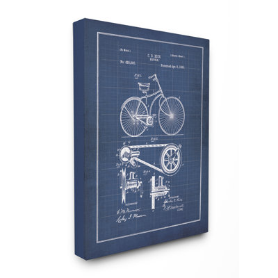 " Vintage Bike Blueprint " by Jo Moulton