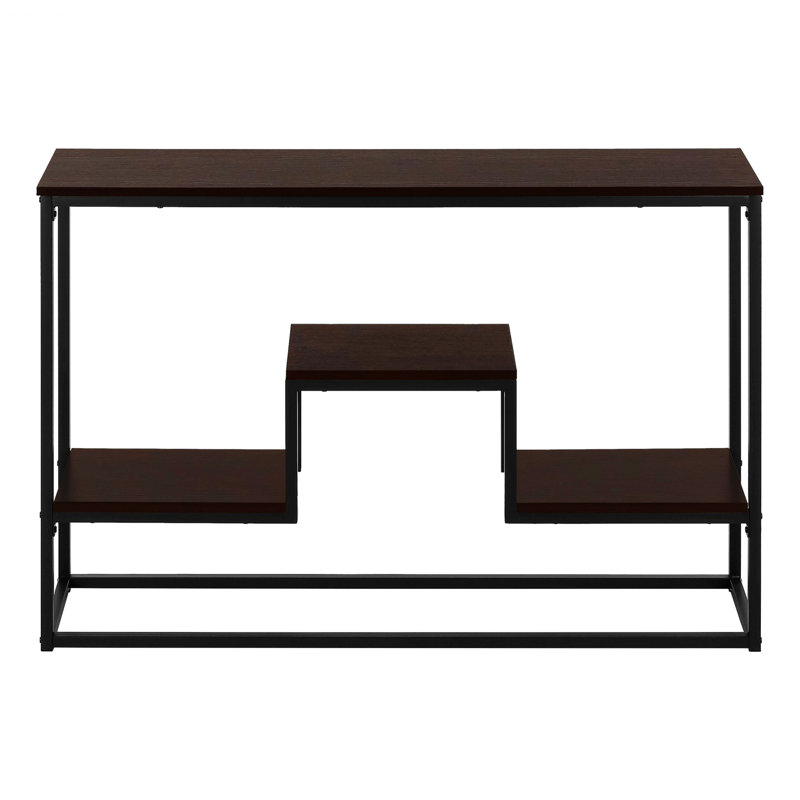 Accent Table, Living Room Console Table, Entryway Table, Narrow Side Table With Metal Frame