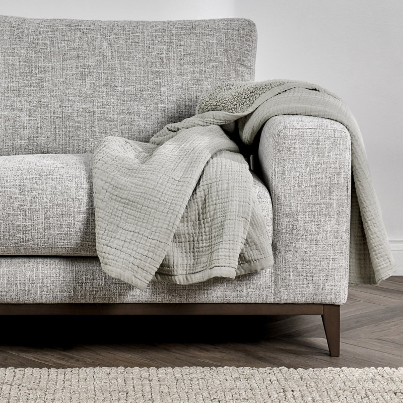 Tc Cotton Linen Blend 50"x70" Throw Blanket