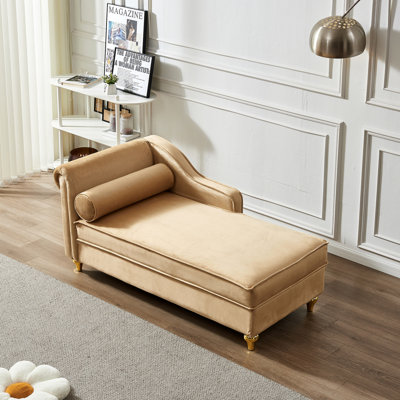 Chaise de rangement en velours kaki - Endroit confortable pour s'asseoir, ajout élégant à votre salon dans une couleur confortable, avant-gardiste et fonctionnelle