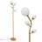 4-light Modern Tree Floor Lamps, 67.8in Standing Lamp With Globe Lampshade For Living Room,office,bedroom(bulb Include)-1696553864