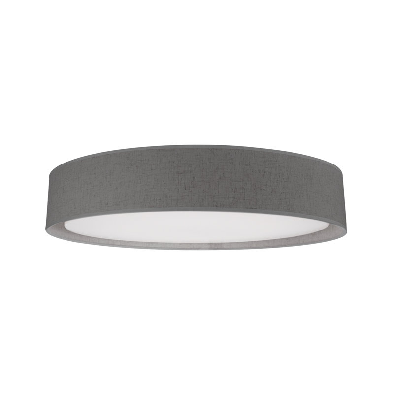 Dalton 1 - Light 20'' LED Flush Mount, Gray, Gray