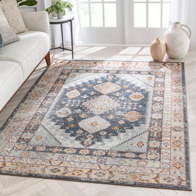 Rodeo Southwestern Synthetic Area Rug