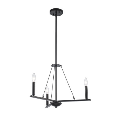 Zyian 3 - Light LED Candle Style Pendant