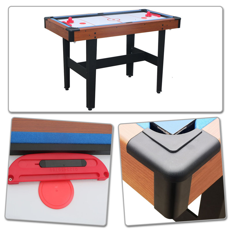 Modern and easy to use multifunctional game table with billiard table and table tennis, hockey table with metal legs for home, lounge, recreation room
