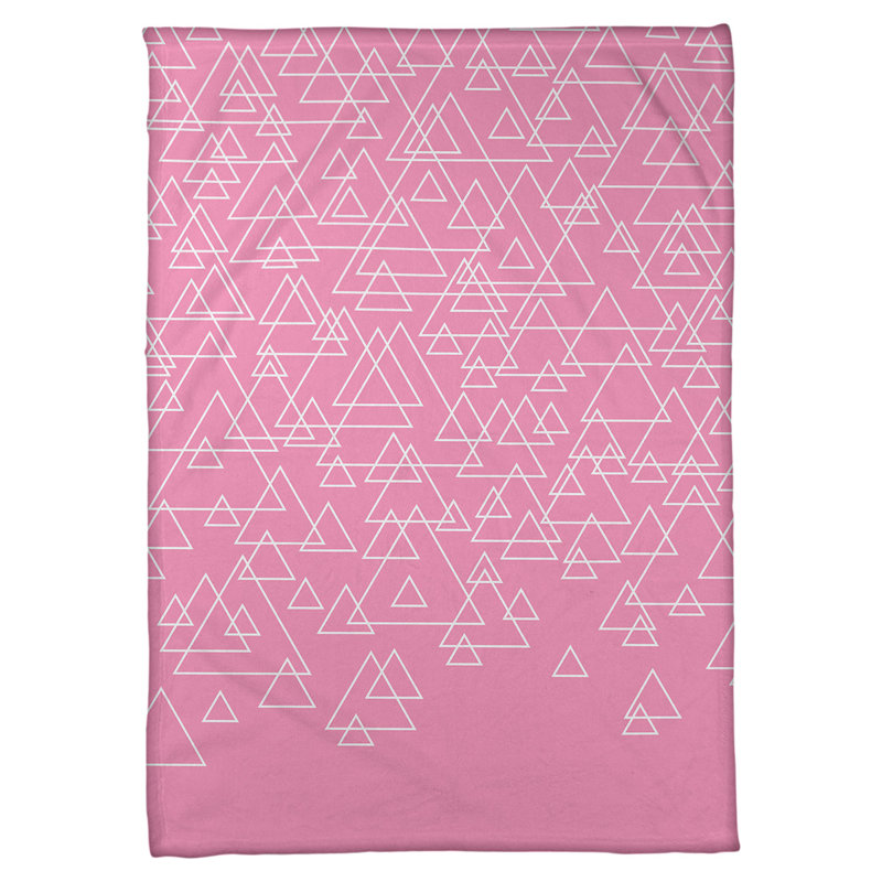 Couverture polaire Katelyn Elizabeth, L 52,5 po x L 62,5 po, Rose