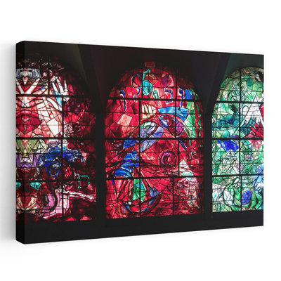 Stained Glass Chagall Windows At Hadassah Medical Centre Jerusalem Israel Contemporary Art