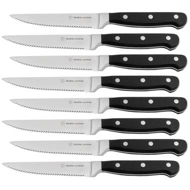 Farberware 16-Piece Edgekeeper Universal Cutlery Set, Stamped Stainless Steel